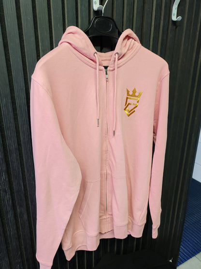 GymClink Embroidered  Pink Hoodie