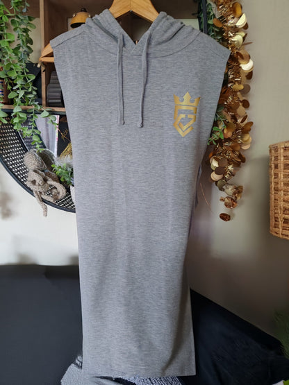 Men's sleeveless GymClink hoodie