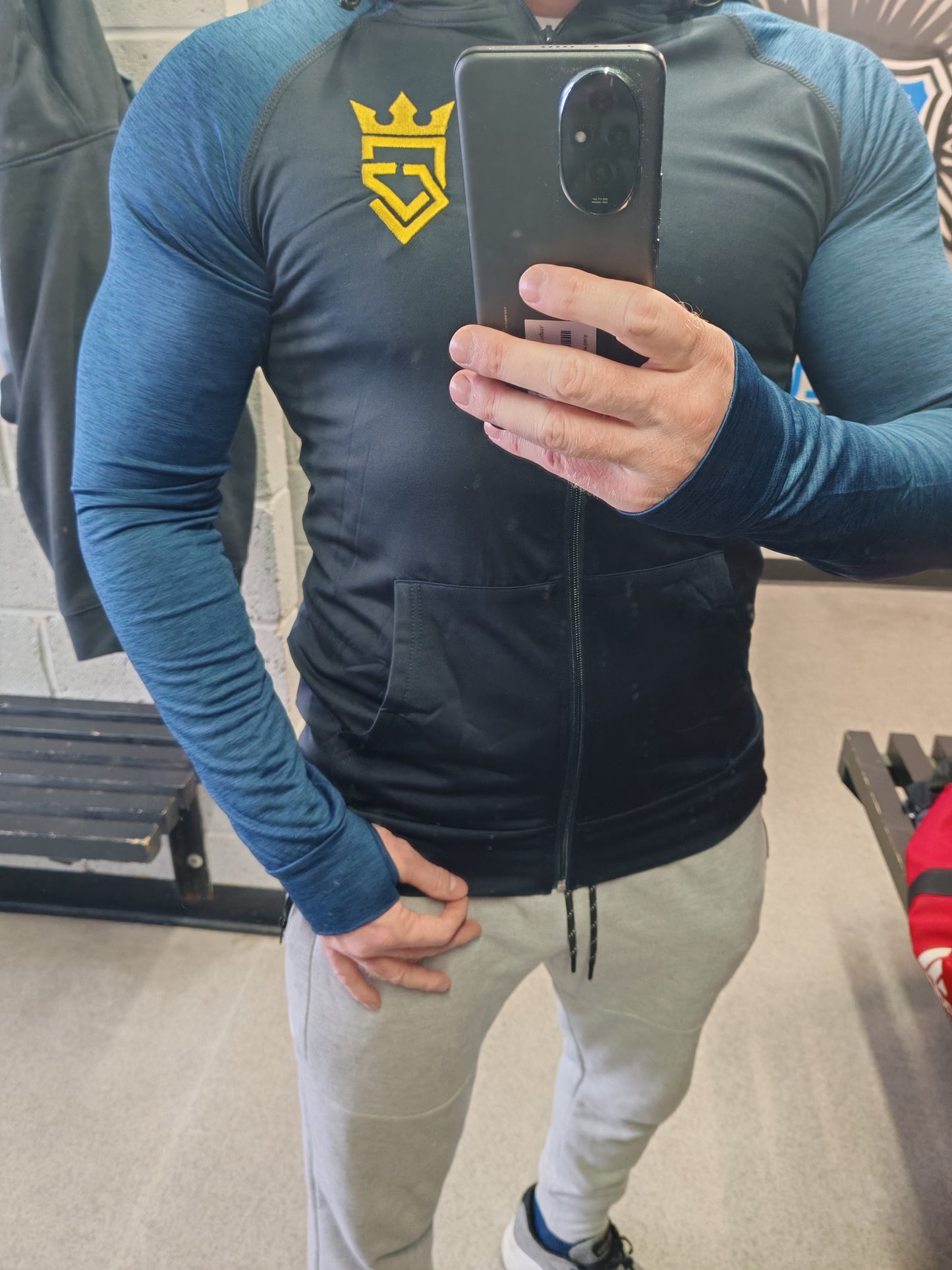 Unisex GymClink  Embroidered hoodie