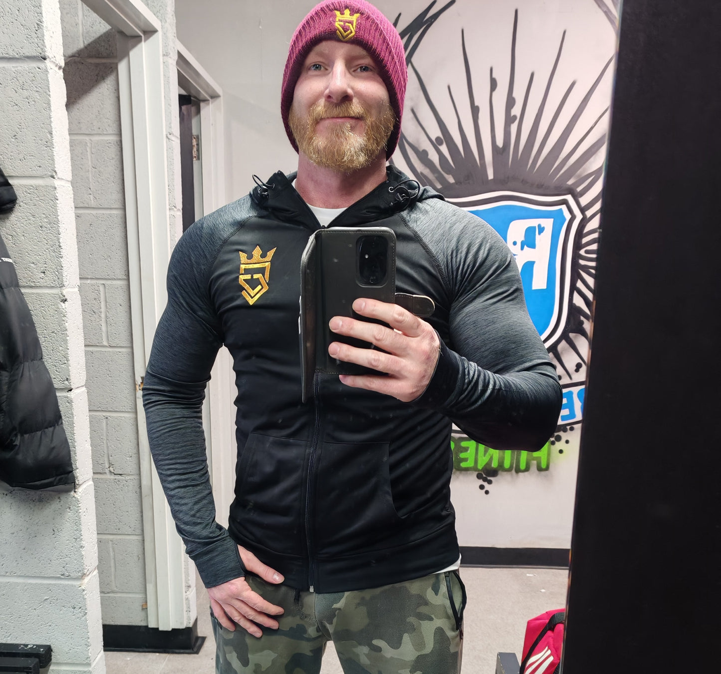 Unisex GymClink  Embroidered hoodie