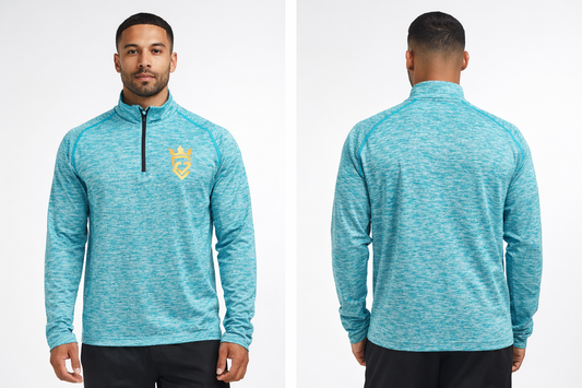 Turquoise GymClink Zipper