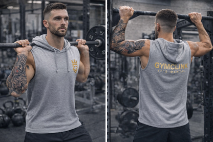 Men's sleeveless GymClink hoodie