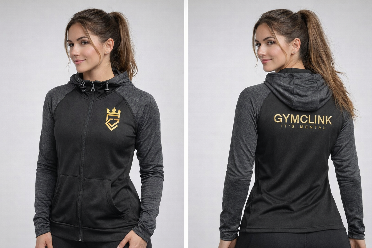 Unisex GymClink  Embroidered hoodie