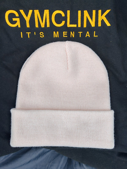 Light pink GymClink Beanie